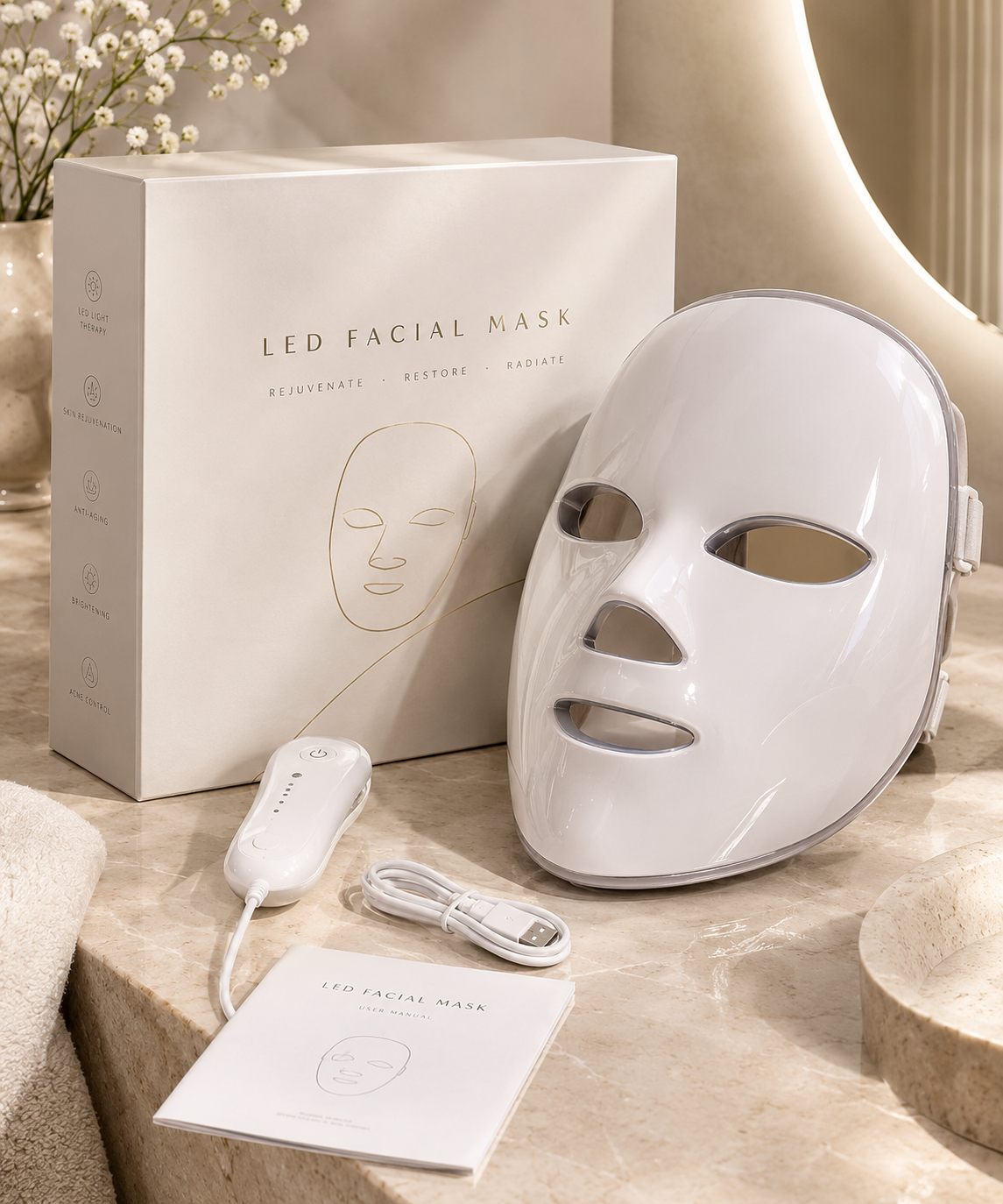 LUMÉRA™ LumiGlow LED Mask