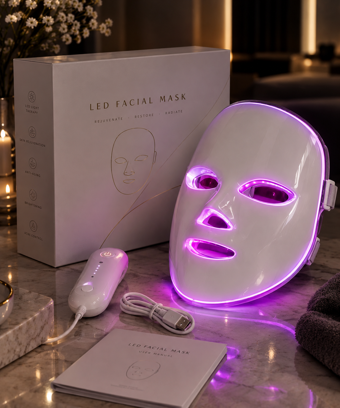 LUMÉRA™ LumiGlow LED Mask
