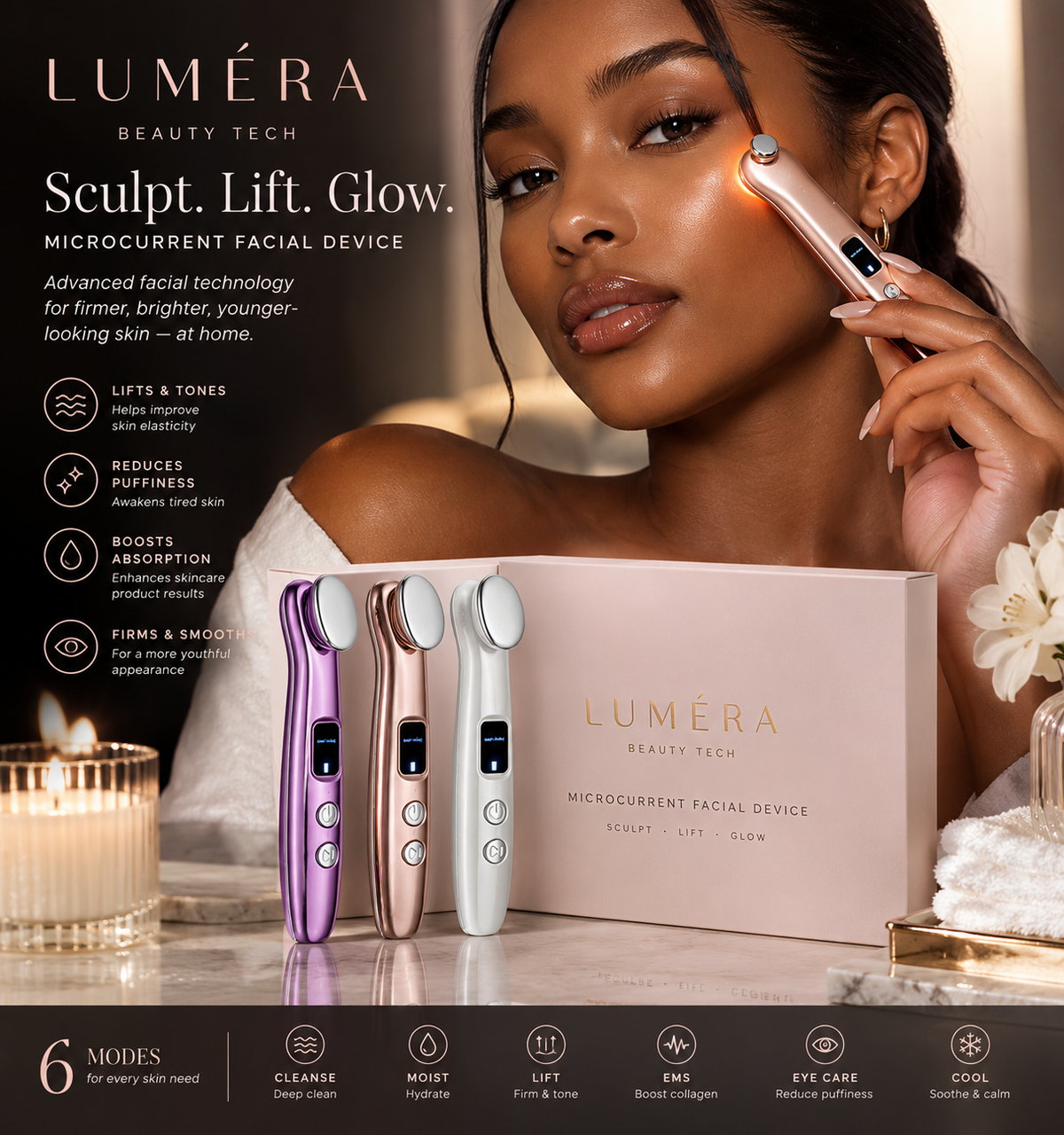 LUMÉRA™ SculptGlow Facial Device